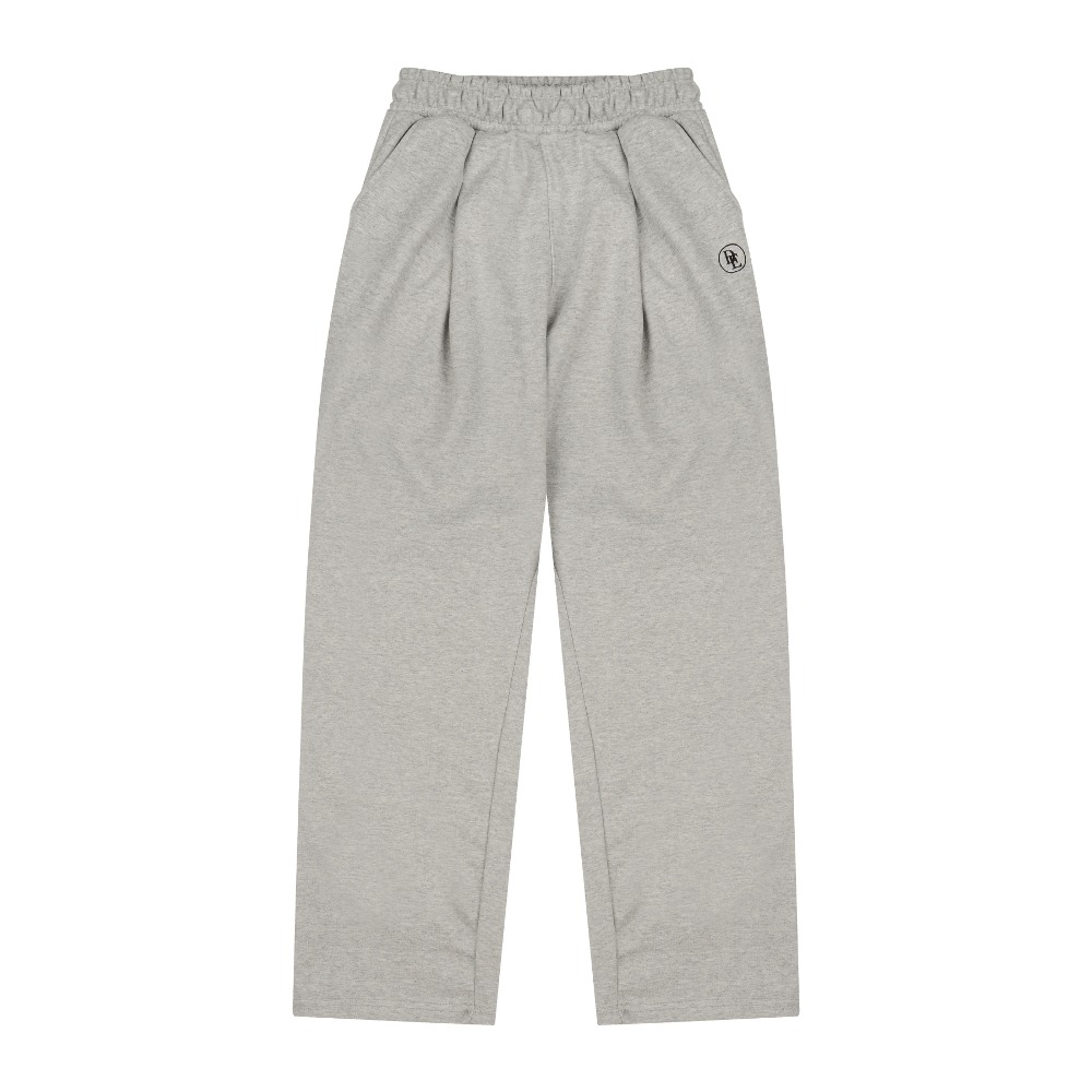 DE one tuck pants (gray)