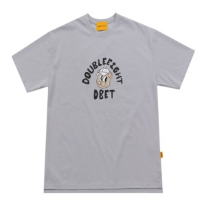 Bear logo short-sleeved(gray)