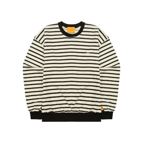 DE stripe sweatshirt (black)