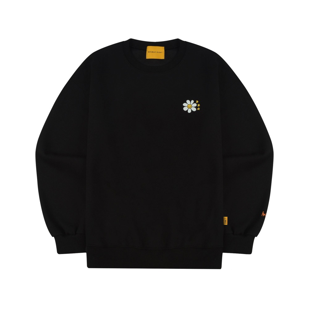 Flower Star sweatshirts  (black)
