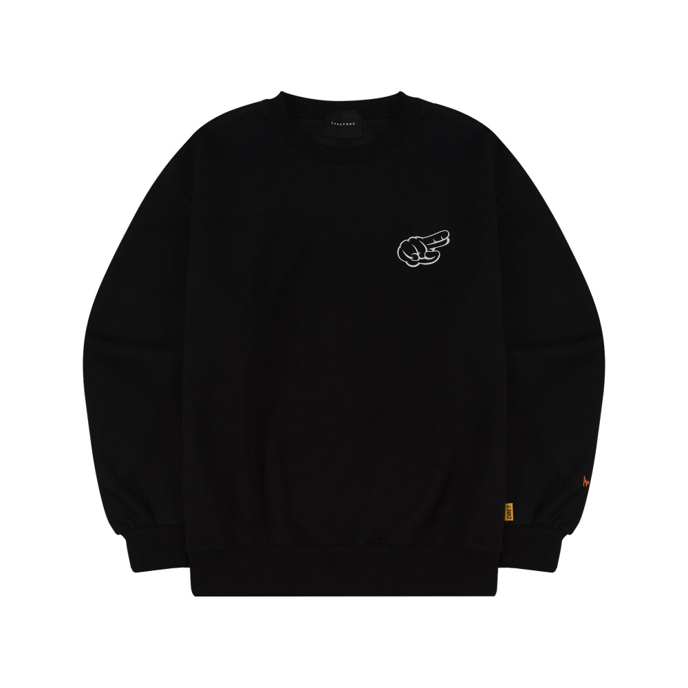 [SUNGYONG] Signature choice sweatshirt (black)